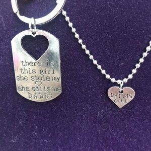 Daddy Key chain necklace